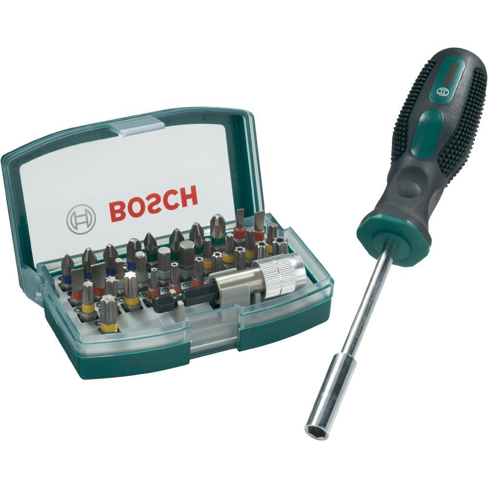 Bosch 32件套螺丝刀头+螺丝刀手柄