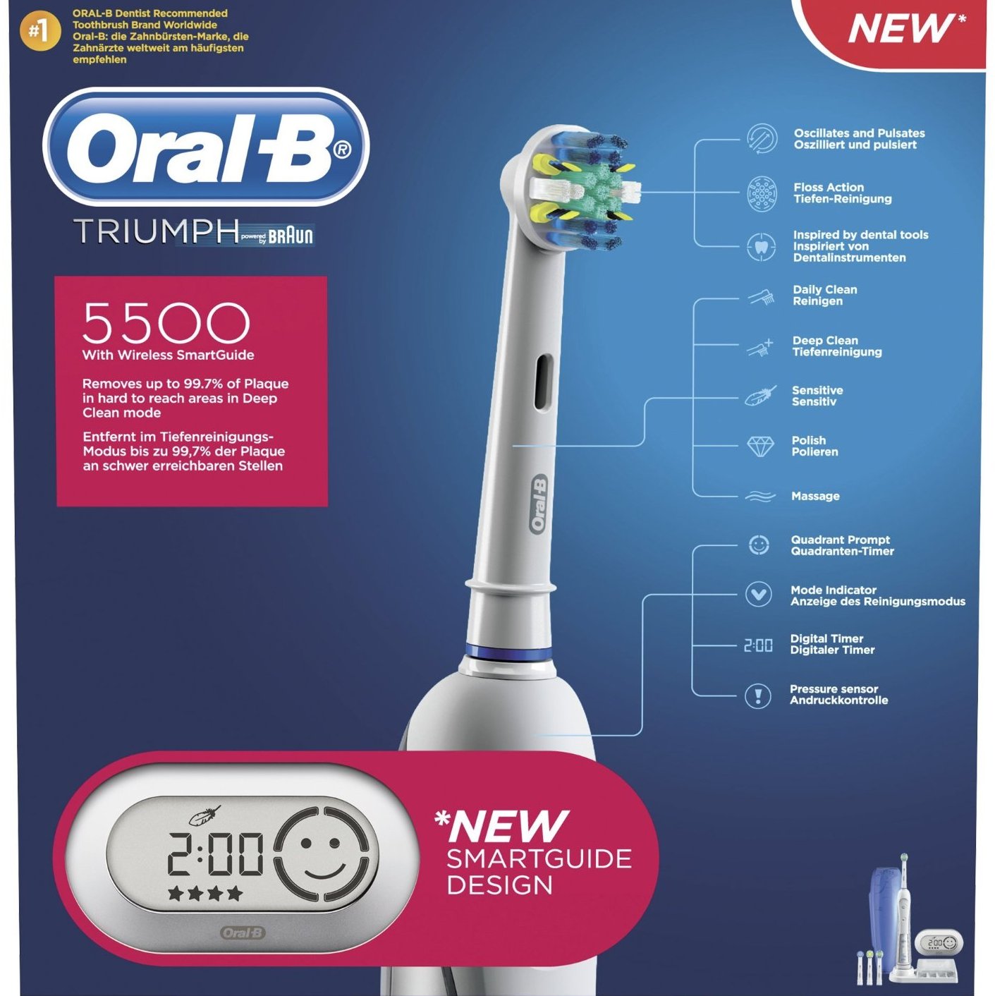 Braun Oral-B Triumph 5500电动牙刷