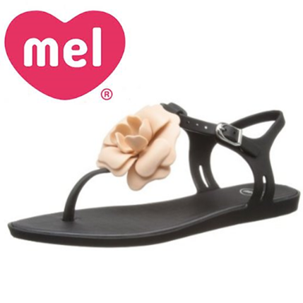 Mel 甜美范儿夹脚果冻凉鞋
