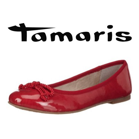 春天的颜色 Tamaris时尚多彩芭蕾舞鞋