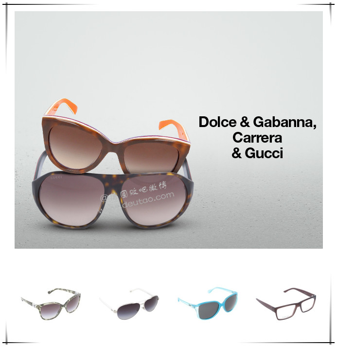 DOLCE & GABBANA/Gucci等大牌太阳镜