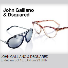 John Galliano/Dsquared太阳镜/框镜