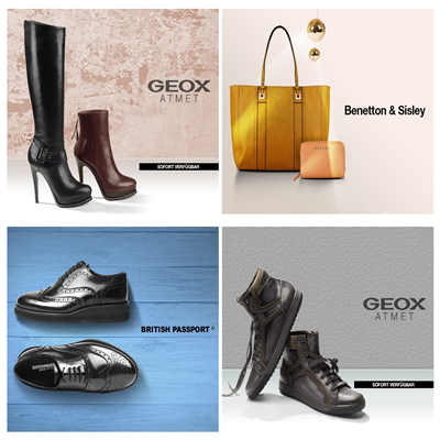 GEOX男女及儿童鞋/Benetton&Sisley包包/British Passport男鞋