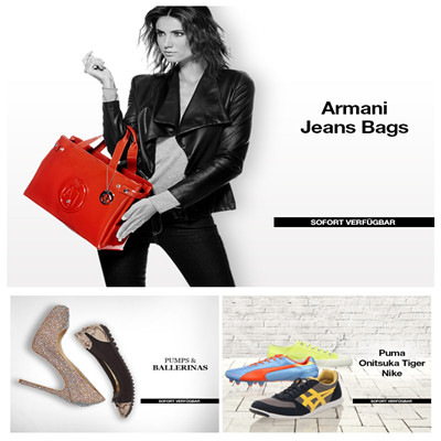 Armani Jeans女包/品牌芭蕾+高跟鞋/Puma+鬼冢虎+Nike男女鞋