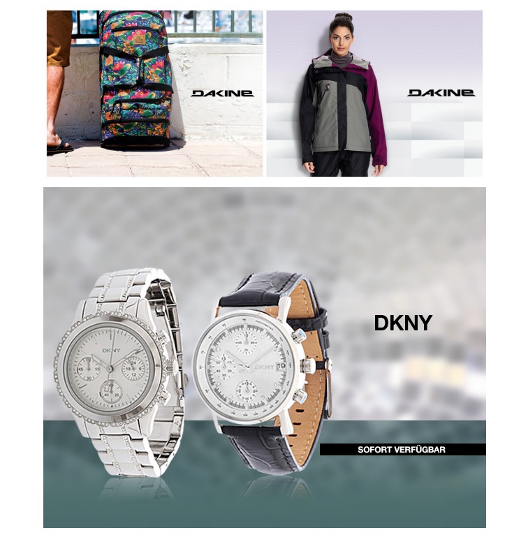 DKNY男女时尚腕表/Dakine运动服饰及包袋