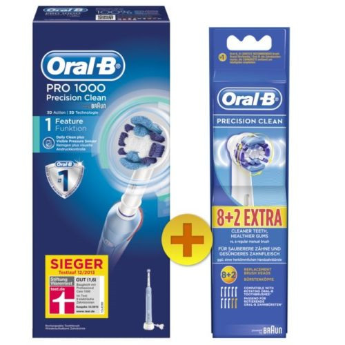 Braun Oral-B PRO 1000 电动牙刷+10个替换刷头