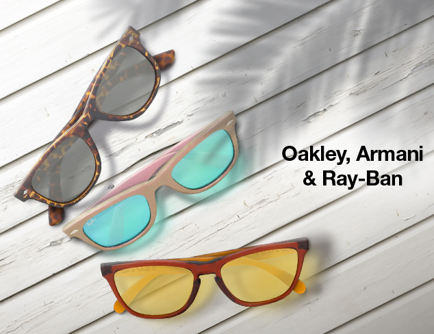 Oakley, Armani & Ray-Ban 时尚墨镜