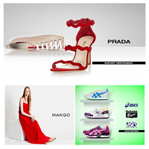 Mango女装/Prada女鞋/Asics运动休闲鞋