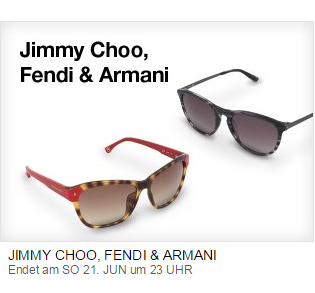 Fendi/Armani/Jimmy Choo等大牌太阳镜及镜架