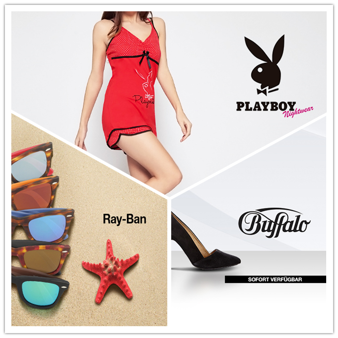Ray-Ban大牌墨镜/Playboy睡衣/Buffalo London女鞋