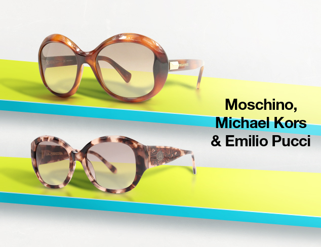 Moschino, Michael Kors & Emilio Pucci太阳镜闪购