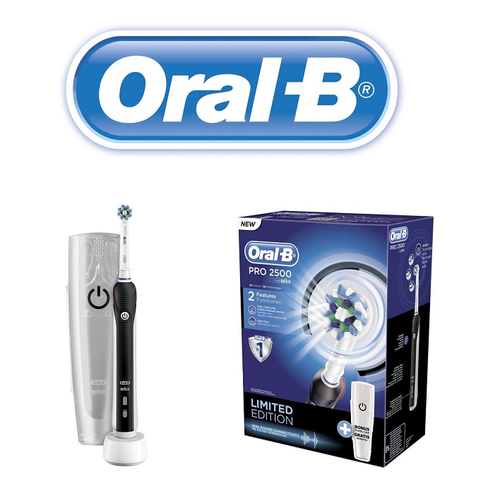 Braun Oral-B PRO 2500 电动牙刷黑色版