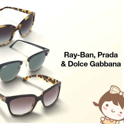 Ray-ban, Prada & Dolce Gabbana太阳镜