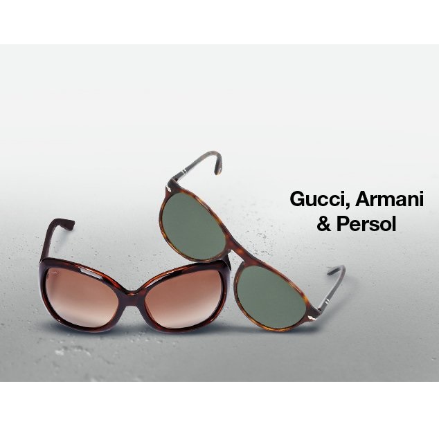 Gucci/Armani/Persol太阳镜及镜架闪购