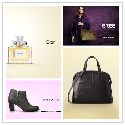 Dior香水&护肤彩妆/Bree包包/Marc O’Polo鞋履及包包
