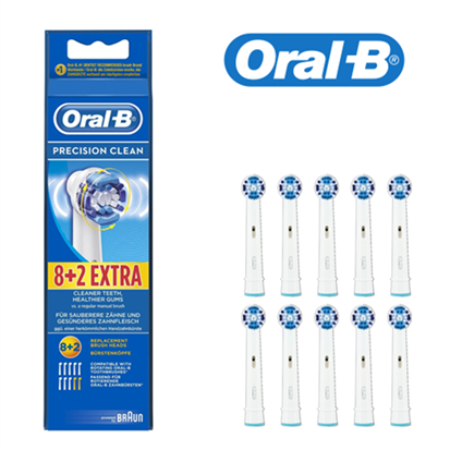 Oral-B Precision Clean 电动牙刷刷头8+2只装