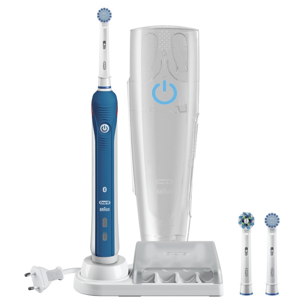 蓝色Oral-B PRO 5000 敏感型蓝牙电动牙刷