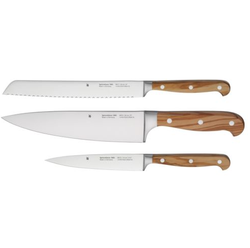 WMF Messerset 3-teilig 木柄刀具3件套