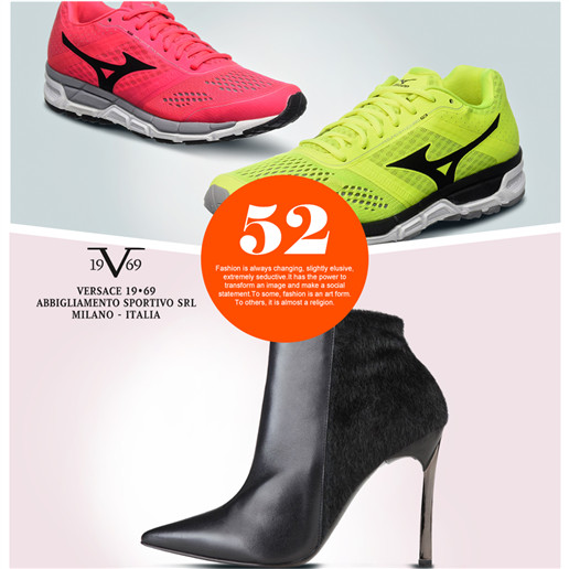 来自米兰的小资品牌-Versace1969优雅鞋履/世界领先的运动品牌之一 Mizuno 美津浓