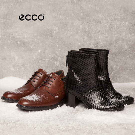 丹麦时尚品牌 ECCO 男女及童鞋