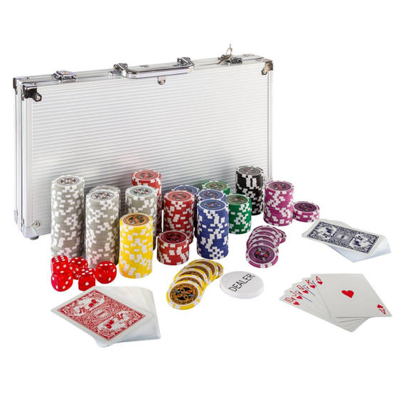 Texas Hold’em Poker-Set德州扑克筹码铝盒套装