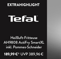 Tefal AH9808  Smart XL空气炸锅