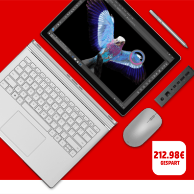 微软 Surface Pro 4 +外接键盘+鼠标+触控笔+扩展坞组合购买