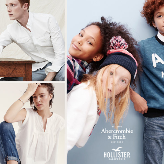 Abercrombie&Fitch及Hollister Co.男女服饰