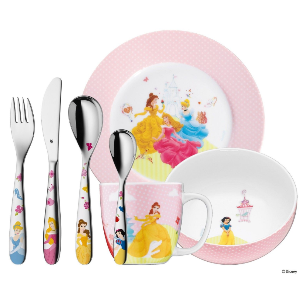 WMF 迪士尼公主系列儿童餐具7件套