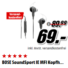 BOSE SoundSport IE MFI运动耳机