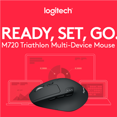 Logitech M720 Triathlon 罗技铁人三项无线多工鼠标