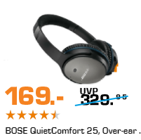 全世界都安静了 Bose QuietComfort 25 降噪耳机