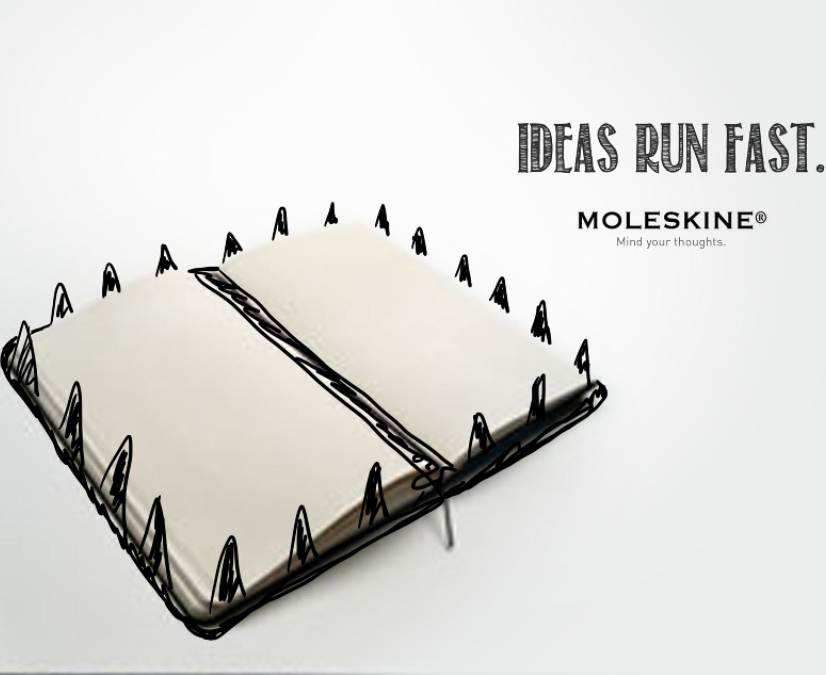 意大利手工笔记本品牌 Moleskine “鼹鼠皮”