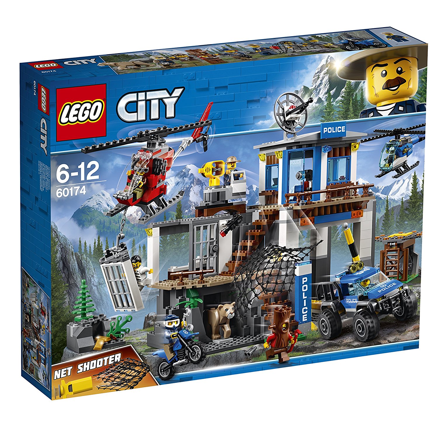 2018年新款来啦！LEGO City 60174 山地特警总部