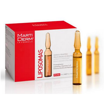 西班牙殿堂级MartiDerm安瓶 油性敏感性的平衡活肌精华LIPOSOMAS