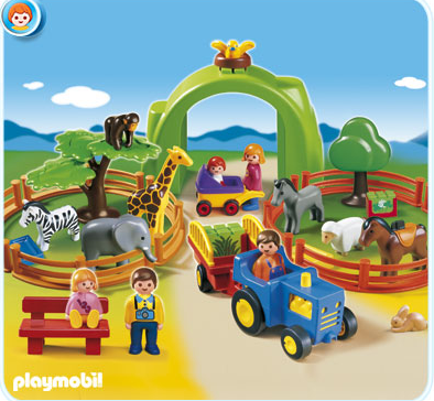 德国Playmobil百乐宝玩具 适合1岁半-3岁