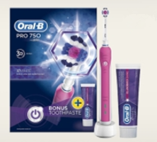 仅今天！Oral-B电动牙刷 pro750特价