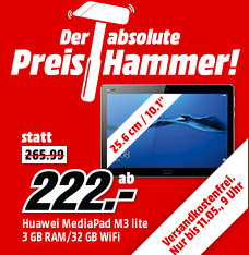 HUAWEI MediaPad M3 lite 10.1寸华为平板电脑