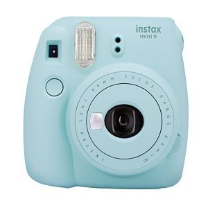 手慢无！划算哭啦！！！富士 Fujifilm instax mini 9 冰蓝色款相机+相机包