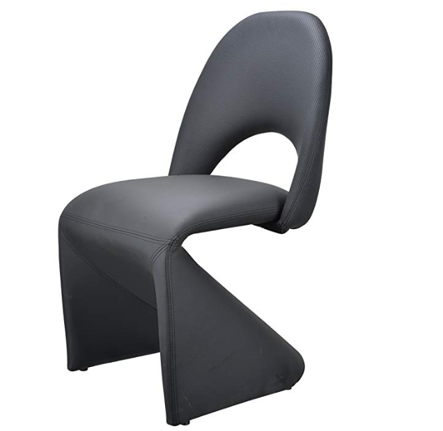 现代风几何形状舒适皮质摇椅