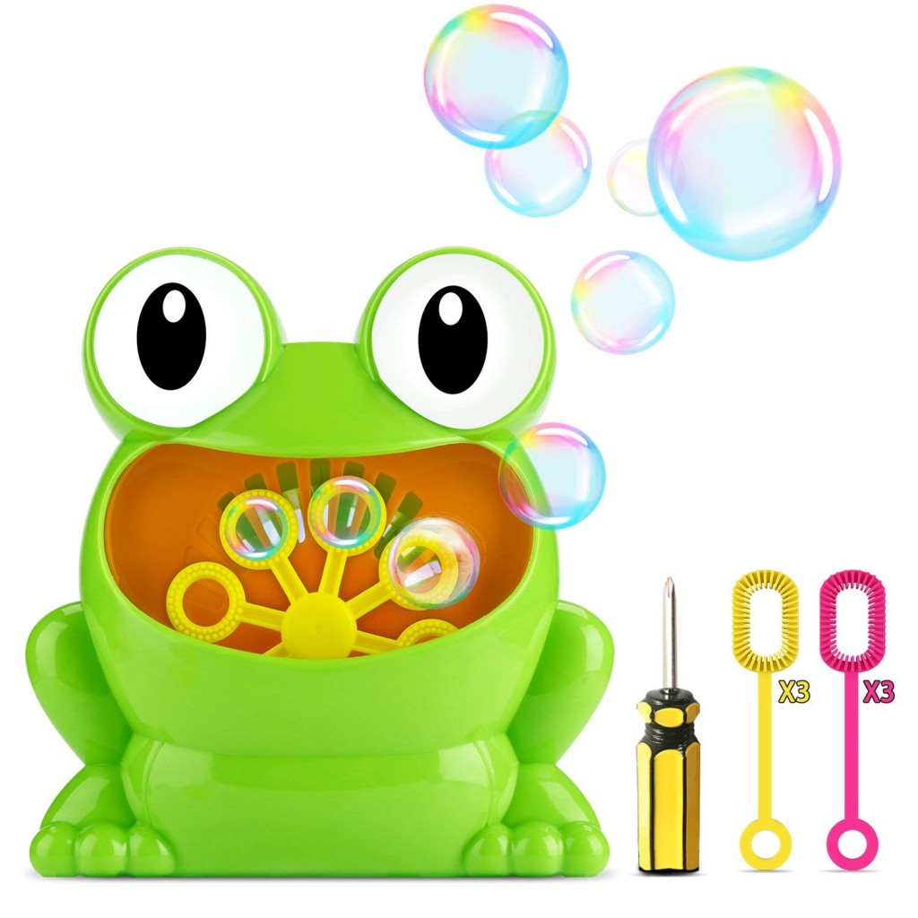 聚会节日烘托气氛小能手 Fansteck 青蛙王子全自动吹泡泡机
