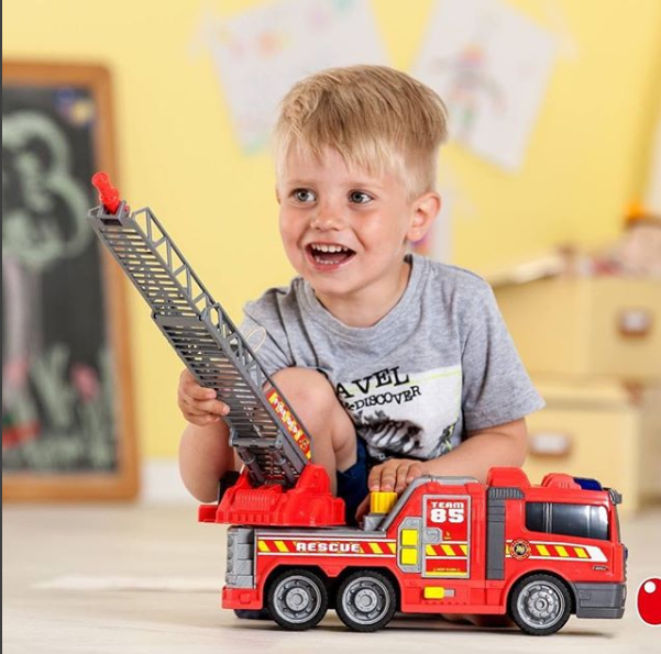 噗噗噗!城市系列消防车車隊出發! Dickie Toys玩具 适应3岁以上的宝宝