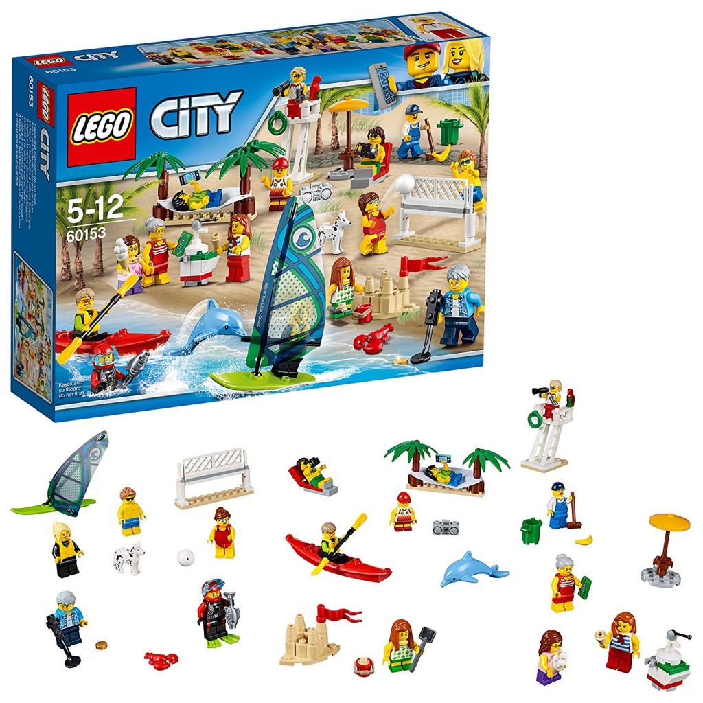 Lego  城市花园系列  海滩度过的一天 适用于5至12岁的男孩和女孩