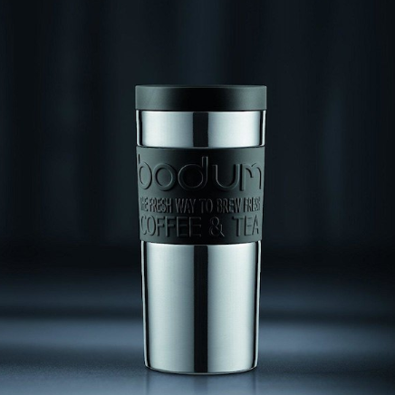 Bodum 11093-01 Travel mug 双层不锈钢保温杯0.35L