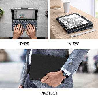 Logitech Slim Folio iPad Tasche 适用于ipad 5/6的键盘保护套