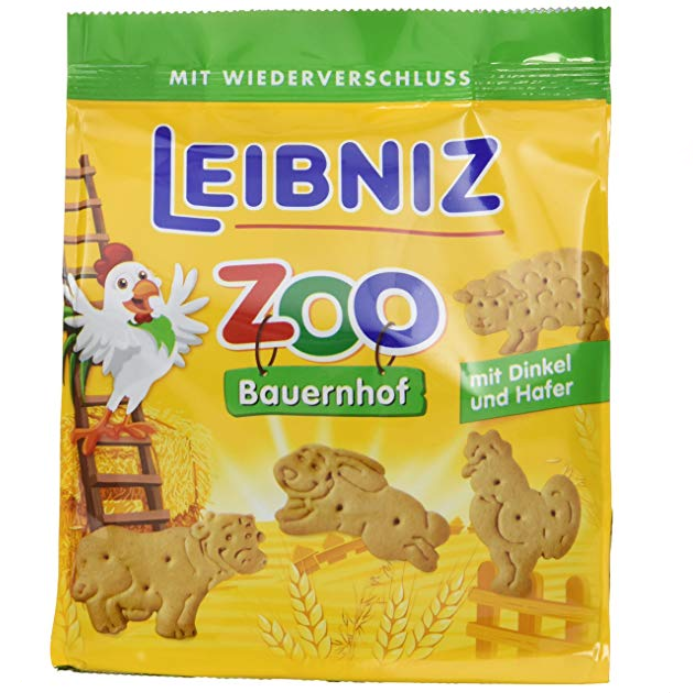 超好吃的小饼干！Leibniz Zoo Bauernhof  125g x 12包分享装