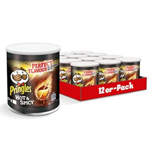 Pringles品客薯片 Hot & Spicy 香辣味 12er Pack (12 x 40 g)