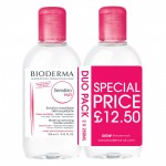 法国贝德玛Bioderma护肤卸妆水超值两瓶装 适合敏感肌粉瓶