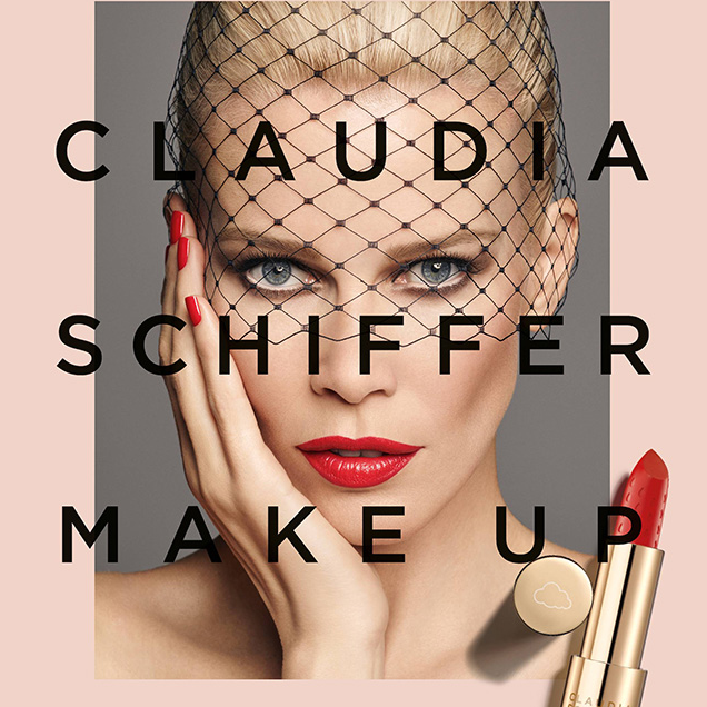 传奇超模Claudia Schiffer同名彩妆品牌