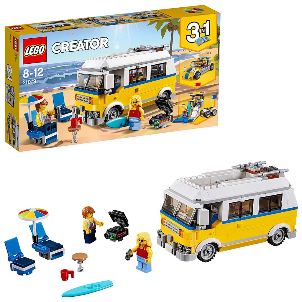 Lego乐高积木创意百变系列31079 阳光海滩房车